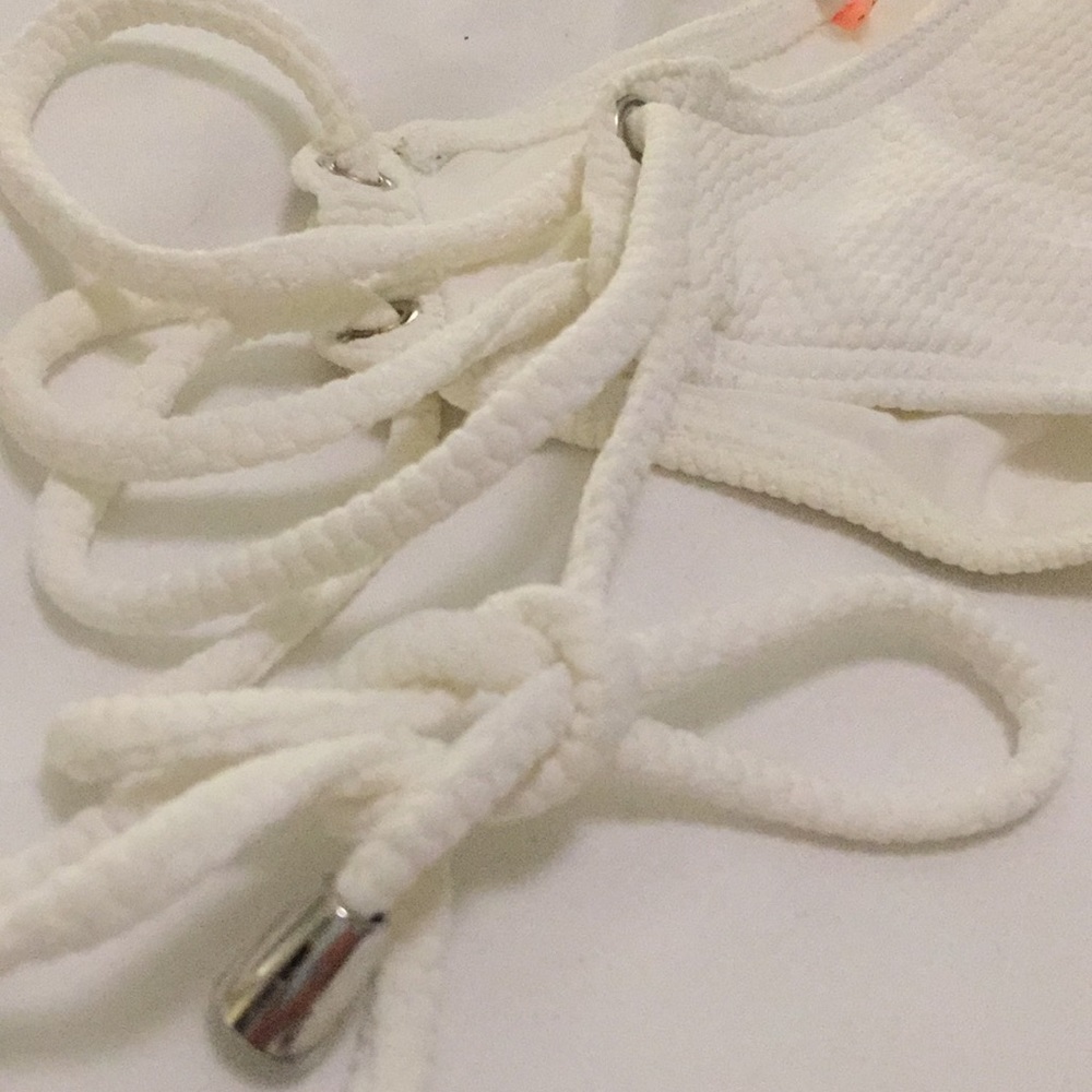 Forever21 white bikini bottom - Picture 2 of 4